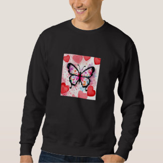 Sudadera Valentine's Day Love Heart Butterfly Girlfriend Fi