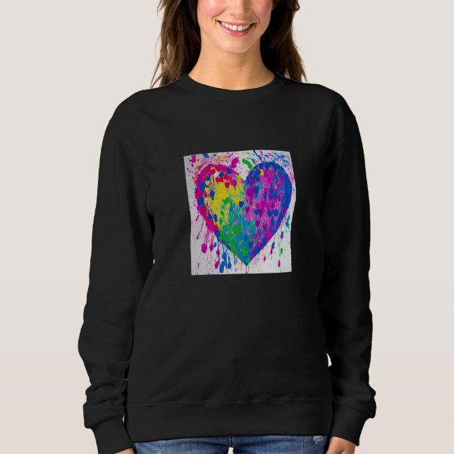 Sudadera Valentine's Day Love Heart Girlfriend Fiancée Wife (Anverso)