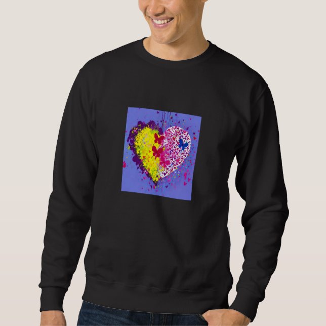 Sudadera Valentine's Day Love Heart Girlfriend Fiancée Wife (Anverso)