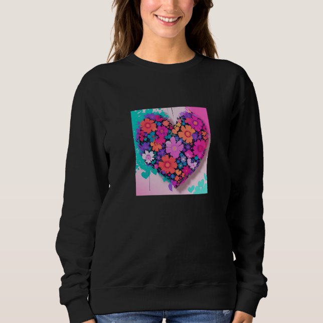 Sudadera Valentine's Day Love Heart Girlfriend Fiancée Wife (Anverso)