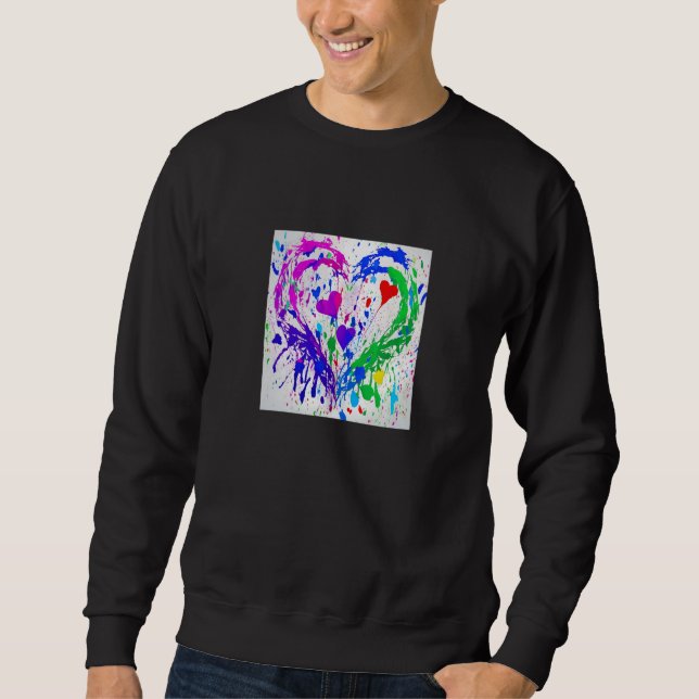 Sudadera Valentine's Day Love Heart Girlfriend Fiancée Wife (Anverso)