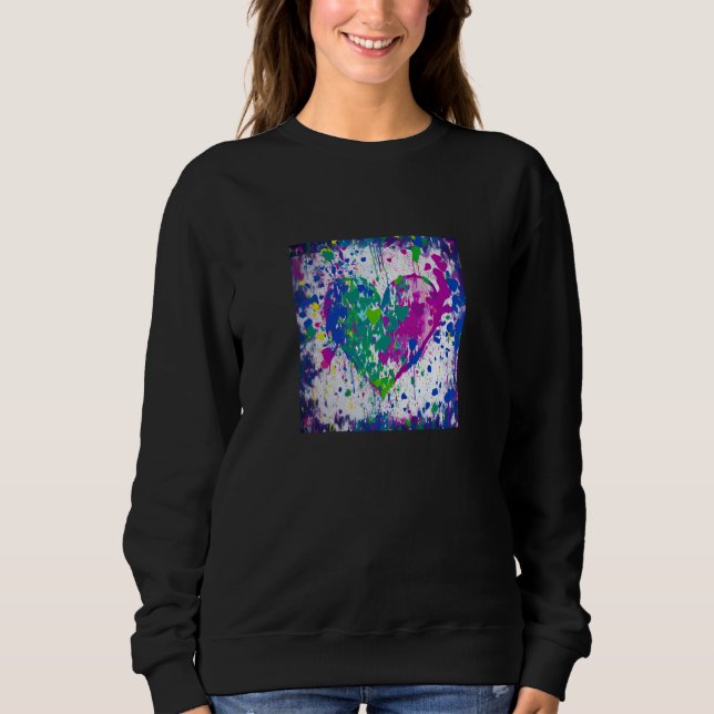 Sudadera Valentine's Day Love Heart Girlfriend Fiancée Wife (Anverso)
