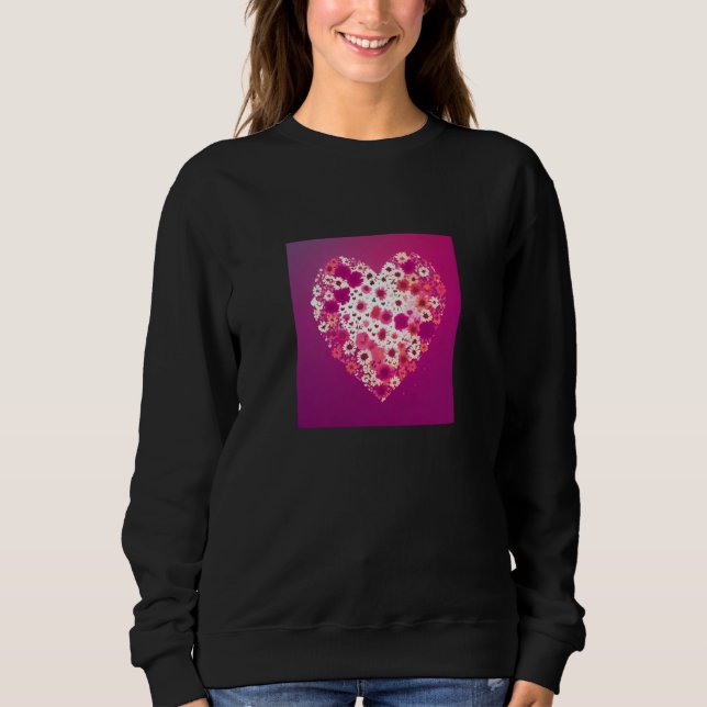 Sudadera Valentine's Day Love Heart Girlfriend Fiancée Wife (Anverso)