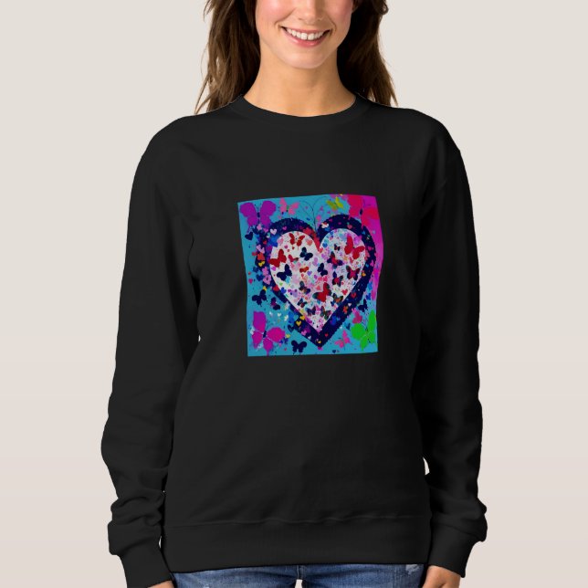 Sudadera Valentine's Day Love Heart Girlfriend Fiancée Wife (Anverso)