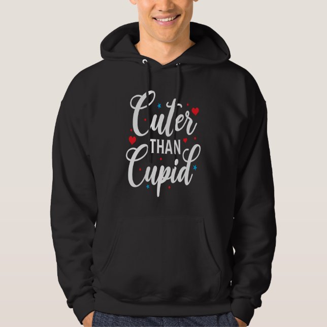 Sudadera Valentineu2019s Day Cuter Than Cupid (Anverso)