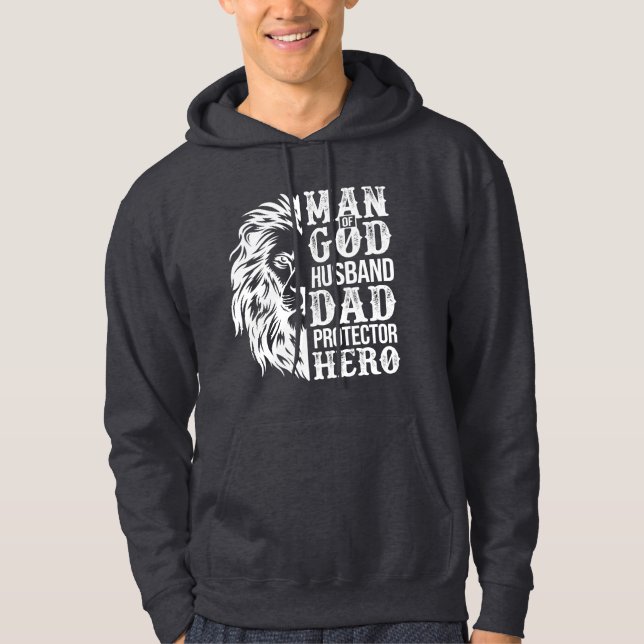 Sudadera Valiente como un león  (Anverso)