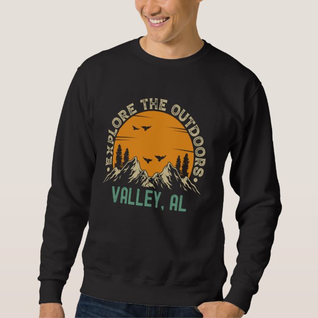 Sudadera Valle, Alabama - Explore El Exterior (Anverso)