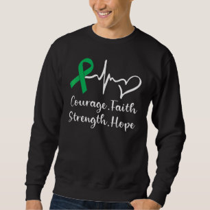 Sudadera Valor Fe Esperanza Fuerza Conciencia de Enfermedad