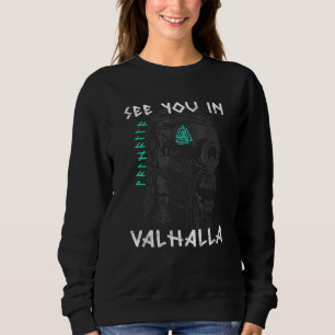 Sudadera Valquiria Valhalla Odín Thor Martillo Escudera Ber