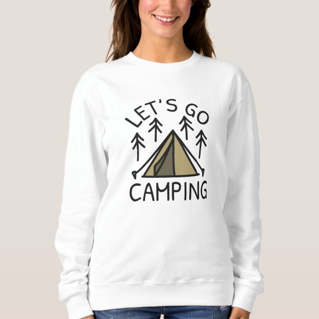 Sudadera Vámonos de Camping (Anverso)