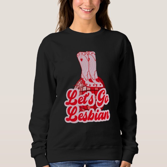 Sudadera Vámonos Lesbiana (Anverso)