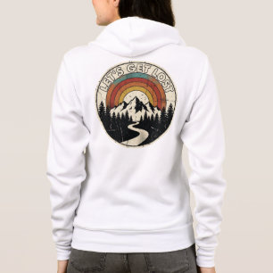 Sudadera Vámonos Perdidos Aventura Retro en la Montaña al A