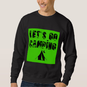 Sudadera Vamos a acampar - Tienda