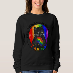 Sudadera Vamos a conseguir algo directo que no soy gato neg