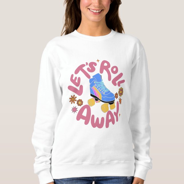 Sudadera Vamos a eliminar los patines de patinaje (Anverso)