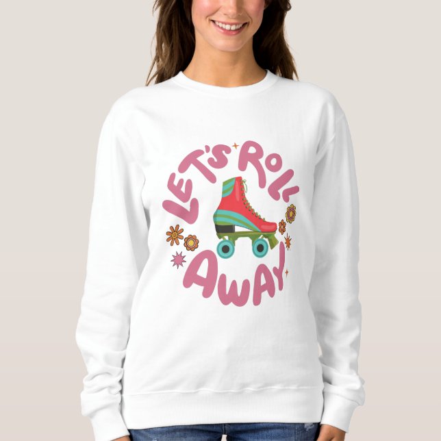 Sudadera Vamos a eliminar los patines de patinaje (Anverso)
