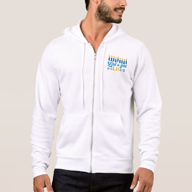 Sudadera ¡Vamos a encender! Con capucha (Anverso)