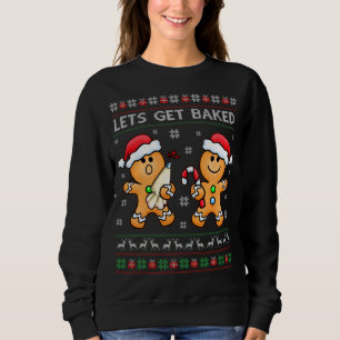 Sudadera Vamos a hacer Navidades de galletas de pan de jeng