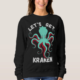 Sudadera Vamos a hacer que Kraken Sea Monster Reef Octopus 