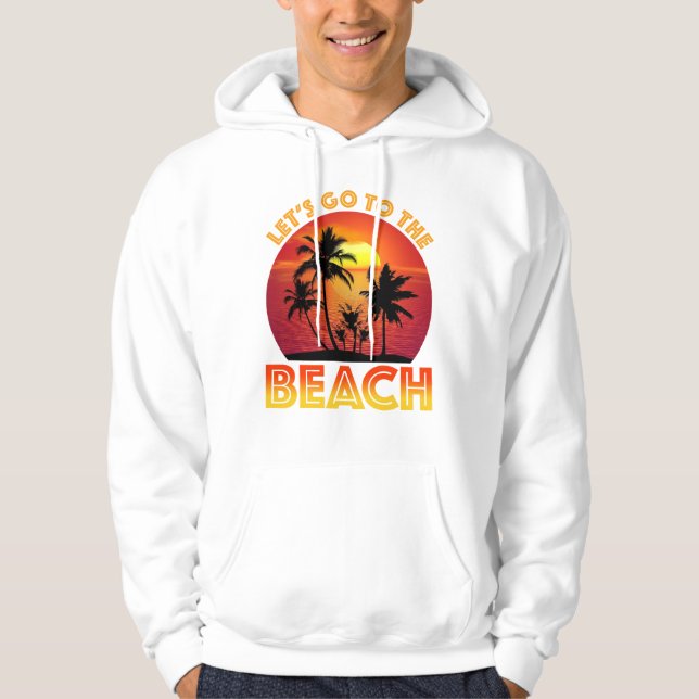 Sudadera Vamos a la playa (Anverso)