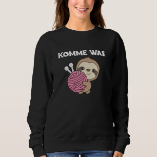 Sudadera Vamos A Lo Que El Knit De Lana Cuesta La Lana Con