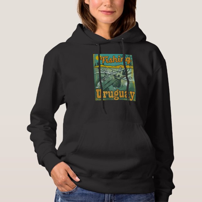 Sudadera Vamos a pescar a Uruguay (Anverso)
