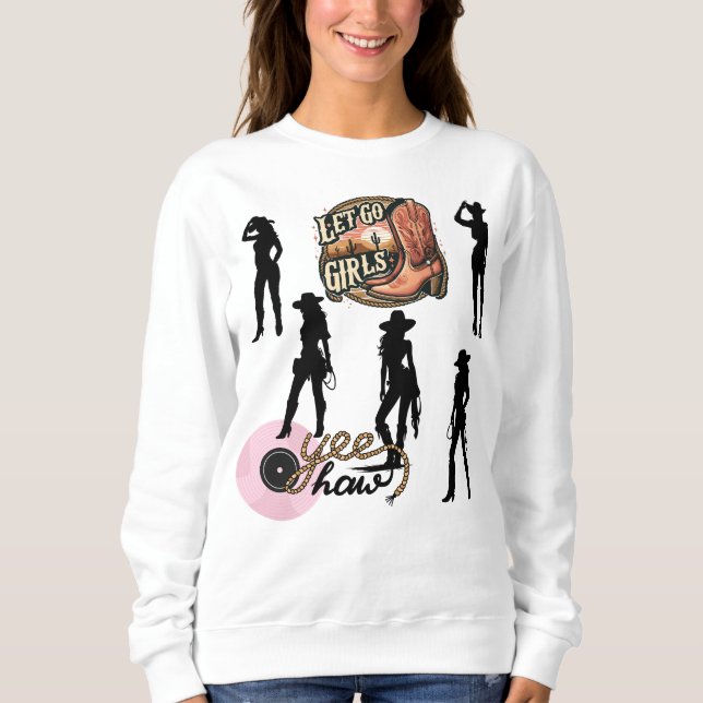 Sudadera Vamos Chicas (Anverso)