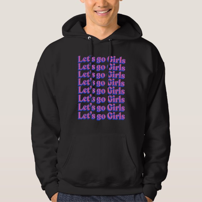 Sudadera Vamos Chicas Gráfica Tee Despedida de Soltera Par  (Anverso)