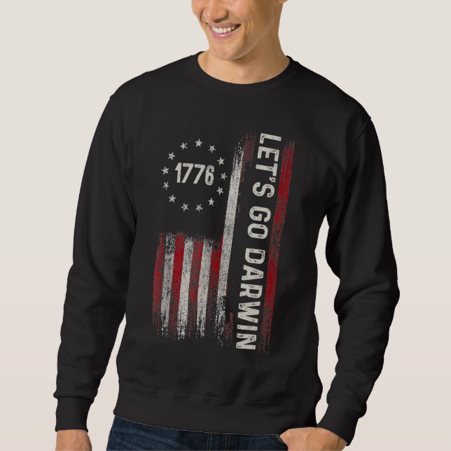 Sudadera Vamos Darwin Tee Trendy Sarcastic Vamos Darw (Anverso)