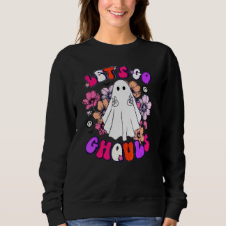 Sudadera Vamos Fantasmas Vestido de Novia Retro Halloween