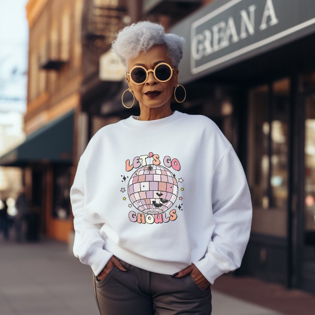 Sudadera Vamos Ghouls Cute Pink Disco Ball Halloween (Subido por el creador)