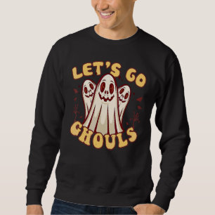 Sudadera Vamos Ghouls Retro Groovy Halloween Esencial
