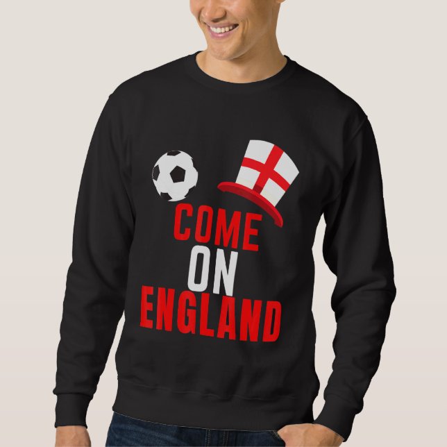 Sudadera Vamos Inglaterra Su Próxima Hogar Inglaterra Fan F (Anverso)