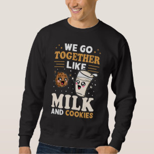 Sudadera Vamos juntos como la leche y las galletas