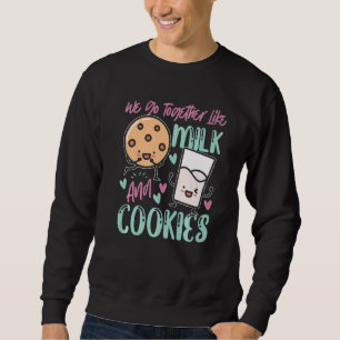 Sudadera Vamos juntos como la leche y las galletas  