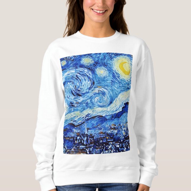 Sudadera Van Gogh - La noche estrellada - Publicación de Na (Anverso)