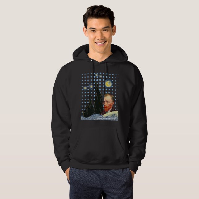 Sudadera  Van Gogh with every star I see, I remember that  (Anverso completo)