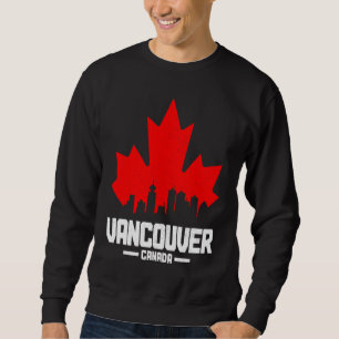 Sudadera Vancouver BC Canadá Hoja de Arce Bandera Canadiens