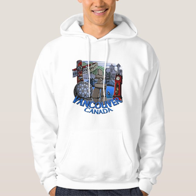 Sudadera Vancouver Souvenir Hoodie Vancouver Canada Hoodies (Anverso)