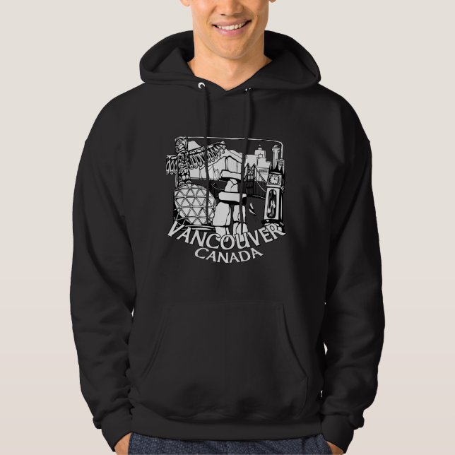 Sudadera Vancouver Souvenir Hoodie Vancouver Canada Hoodies (Anverso)