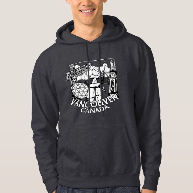 Sudadera Vancouver Souvenir Hoodie Vancouver Canada Hoodies (Anverso)