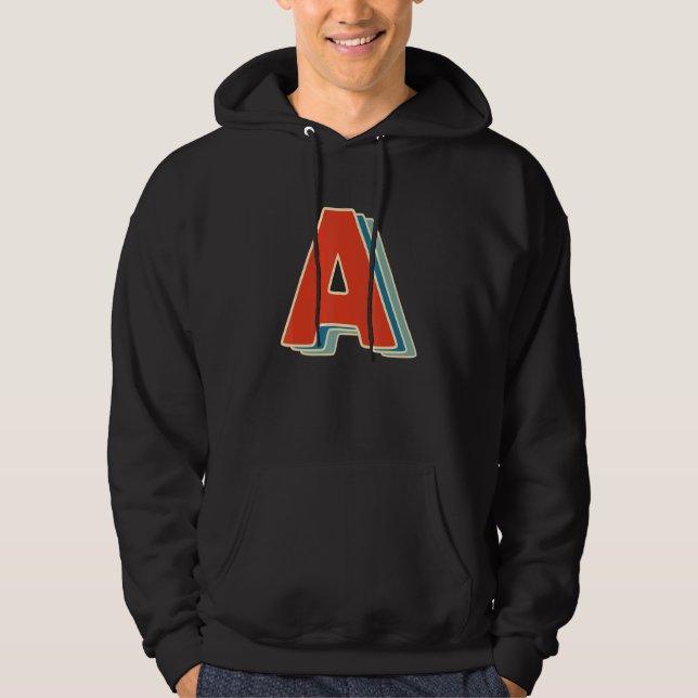 Sudadera Vantage Letter A Halloween Costume Carnival Group (Anverso)