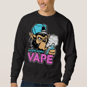 Sudadera Vapers Gonna Vape Gorilla Vape Tee
