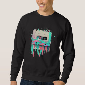Sudadera Vaperwave Aesthetic Glitch Cassette Tape Retrowave