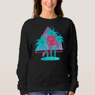 Sudadera Vaporwave 80 Palm Trees Tropical Su
