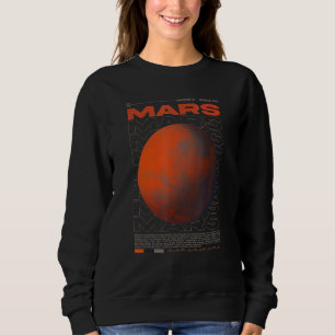 Sudadera Vaporwave Marte Sistema Solar Planeta Espacio Exte