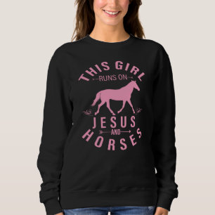 Sudadera Vaquera Occidental Granja Equina Caballo