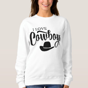 Sudadera Vaquera Sombrero Vaquero, Amor, Amor Chica País Ca
