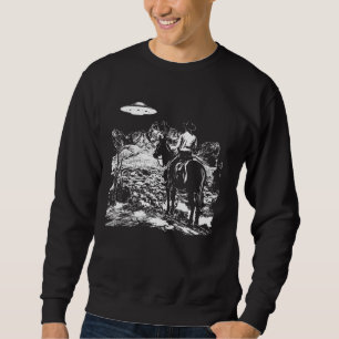 Sudadera Vaquero Halloween, genio de la OVNI, disfraz Ufo W