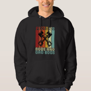 Sudadera Varillas de pistones y cuerpos de papá divertido m